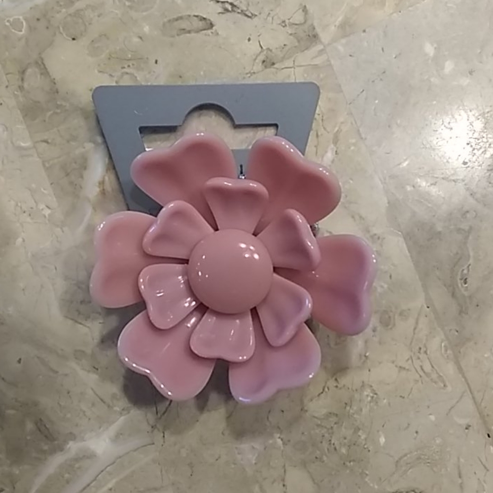 Pilgrim Danish Design Mauve Flower Pin
